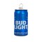 KSA Set of 6 Budweiser Bud Light Can Glass Christmas Ornaments 3.25"